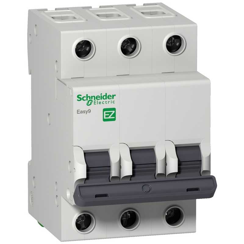 Автоматический выключатель EASY 9 3П 63А 4,5кА С Schneider Electric