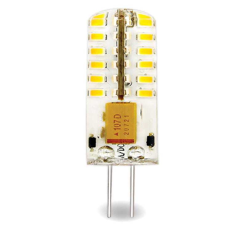 Лампа светодиодная 3,5W G4 6000K 12V AC/DC силикон (LED OPTI G4-3,5W-WW SL) OPTI Включай