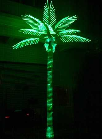Световая пальма WBCCT-7  3.4x3.4x3.0 м  Neo-Neon  зеленая