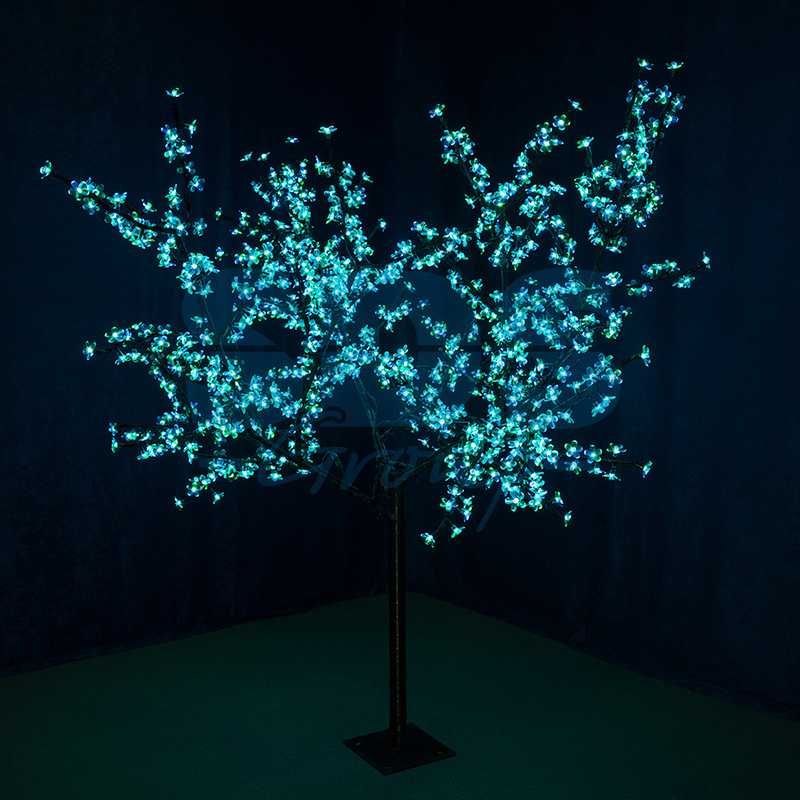 Светодиодное дерево Сакура", высота 1,5 м, диаметр кроны 1,4м, RGB светодиоды, контроллер, IP 54, понижающий трансформатор в комплекте NEON-NIGHT"