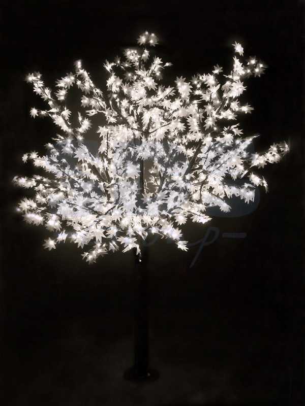 Светодиодное дерево Сакура", высота 3,6м, диаметр кроны 3,0м, белые светодиоды, IP 54, понижающий трансформатор в комплекте"