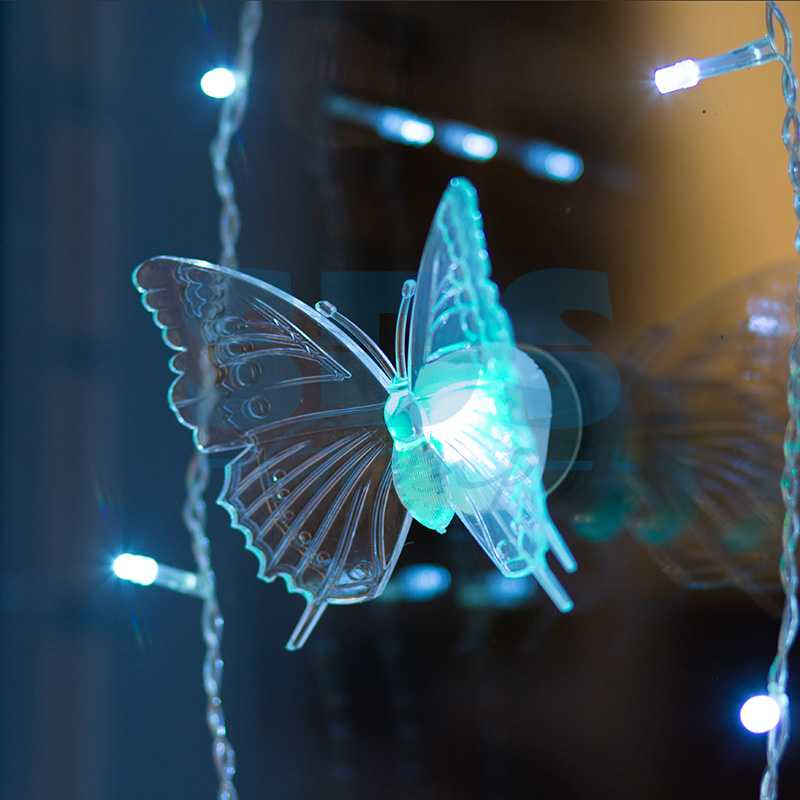 Фигура светодиодная на присоске Бабочка", RGB"_1