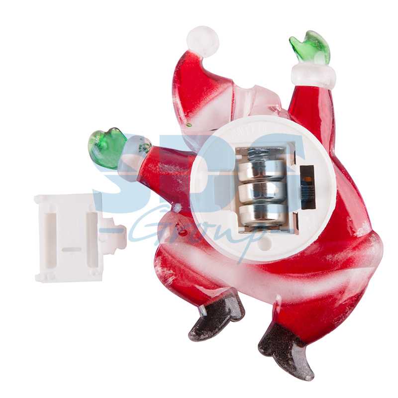 Фигура светодиодная на присоске Санта Клаус", RGB"